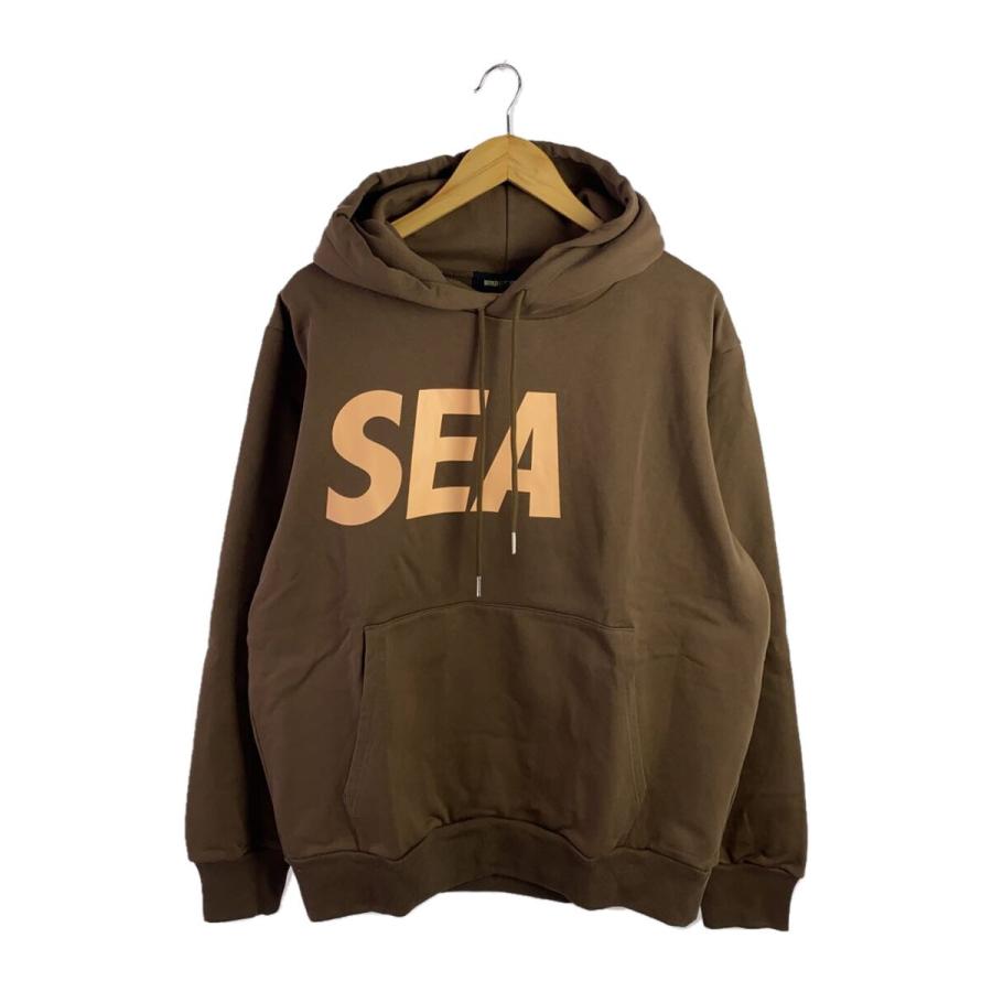 WIND AND SEA◇パーカー/M/コットン/BRW/WDS-O-SIG-25-Q2-CS-01 WIND AND SEA◇パーカー/M/コットン/BRW/WDS-O-SIG-25-Q2-CS-01