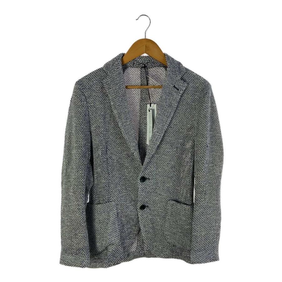 LARDINI◇24SS 五者混レノクロス2Bシャツジャケット/46/コットン 