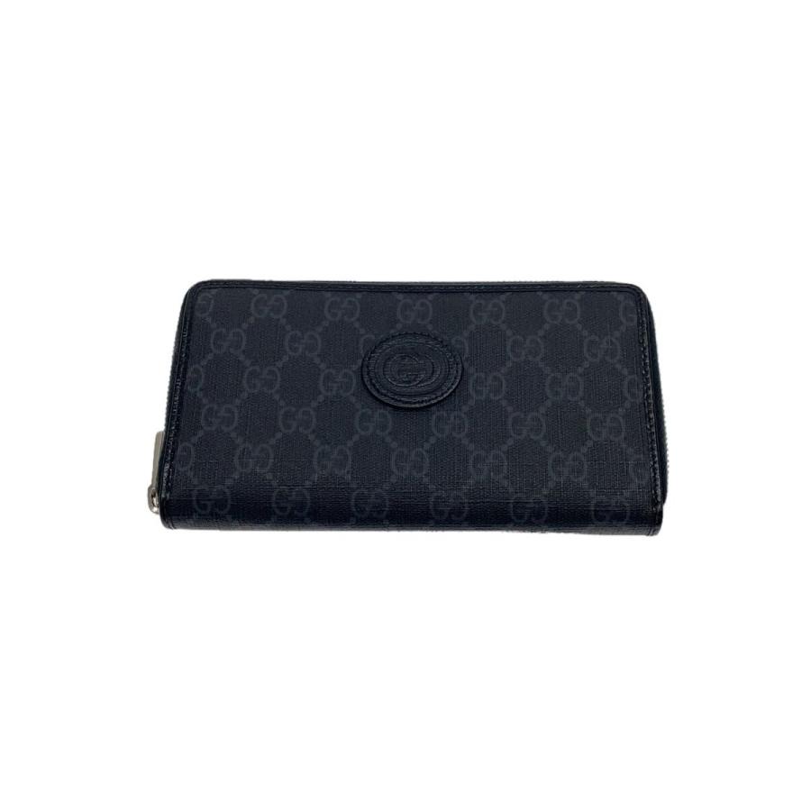 GUCCI◇長財布 ラウンドファスナー/PVC/BLK/メンズ : セカンド