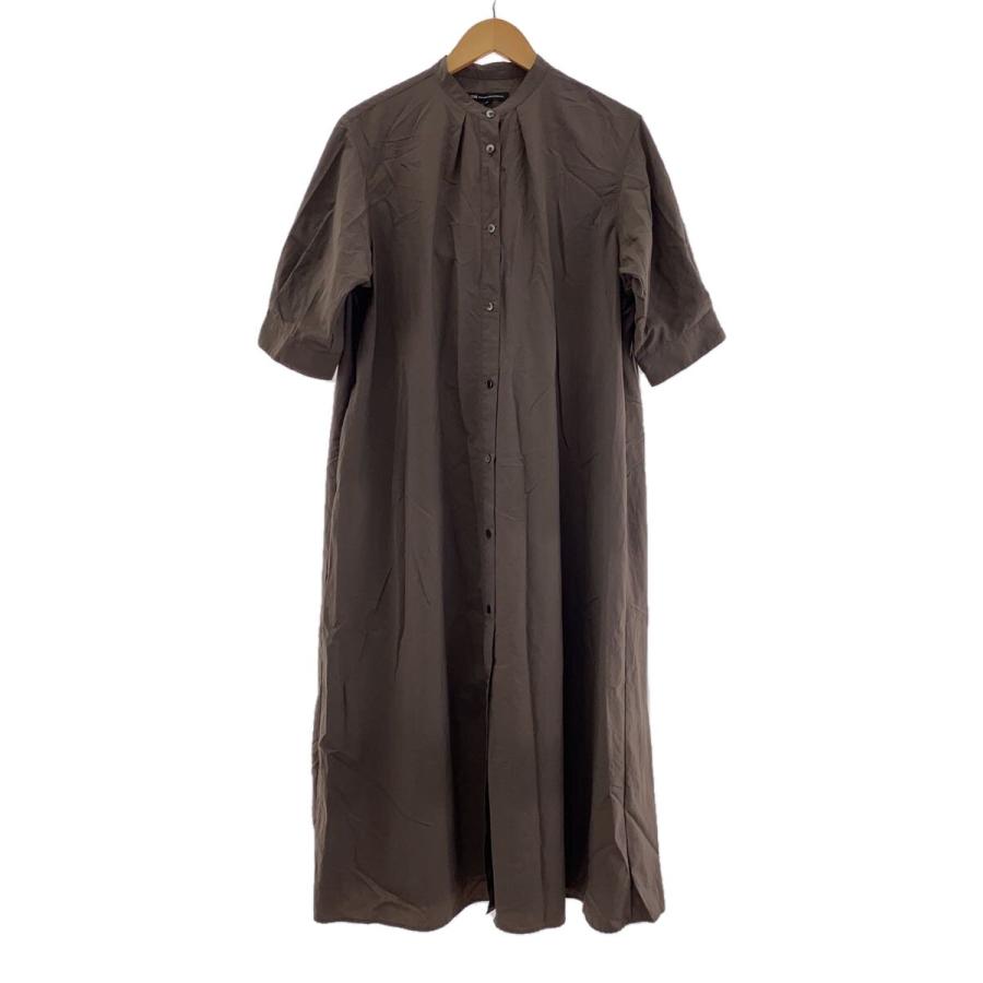 23区◇半袖ワンピース/40/ナイロン/BRW/210-5 OP.WO.SA0106