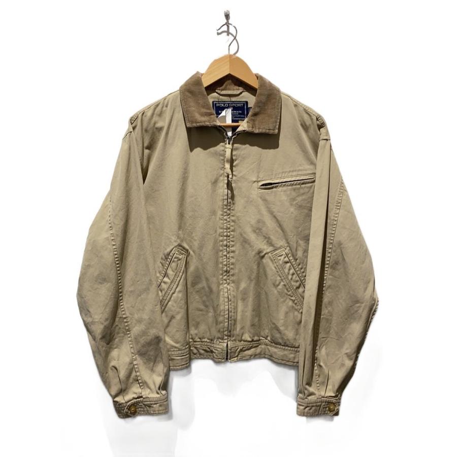 POLO SPORT デトロイトジャケット　裏地なし POLO SPORT◇90s/デトロイトジャケット/M/コットン/BEG : セカンド