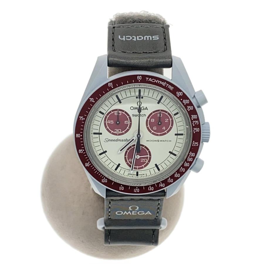 SWATCH◇自動巻腕時計/アナログ/CRM/GRY : セカンドストリートYahoo!店