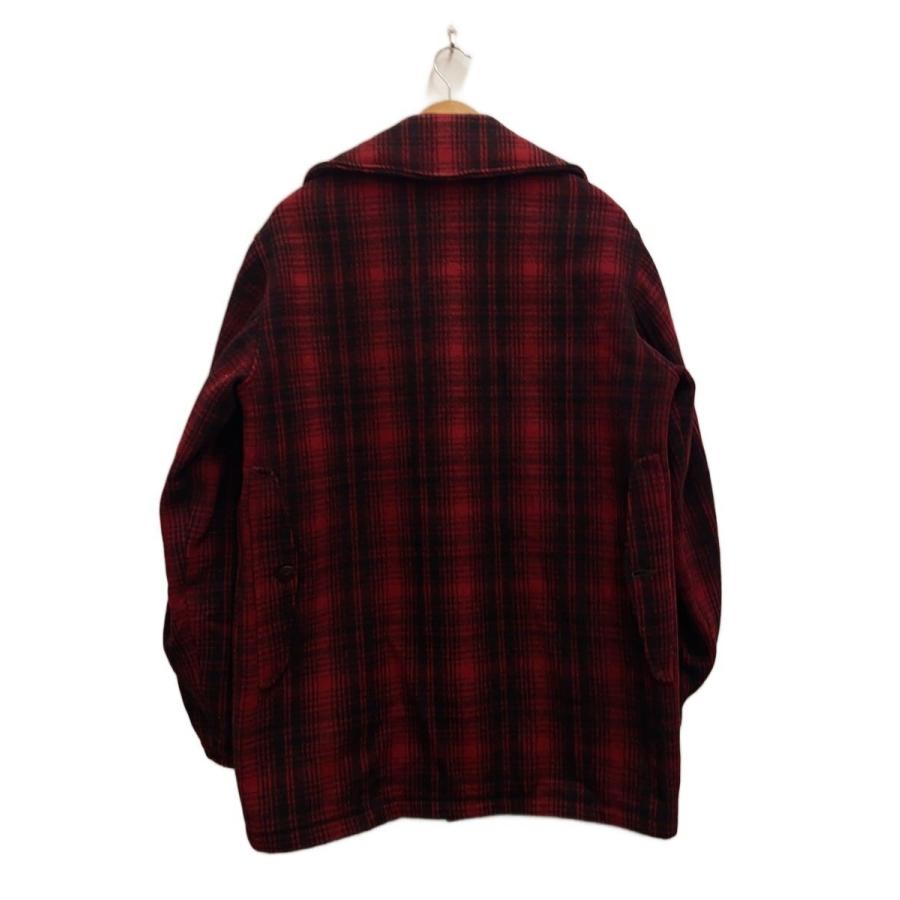 Woolrich◇50s/マッキーノジャケット/503/42/ウール/RED/チェック