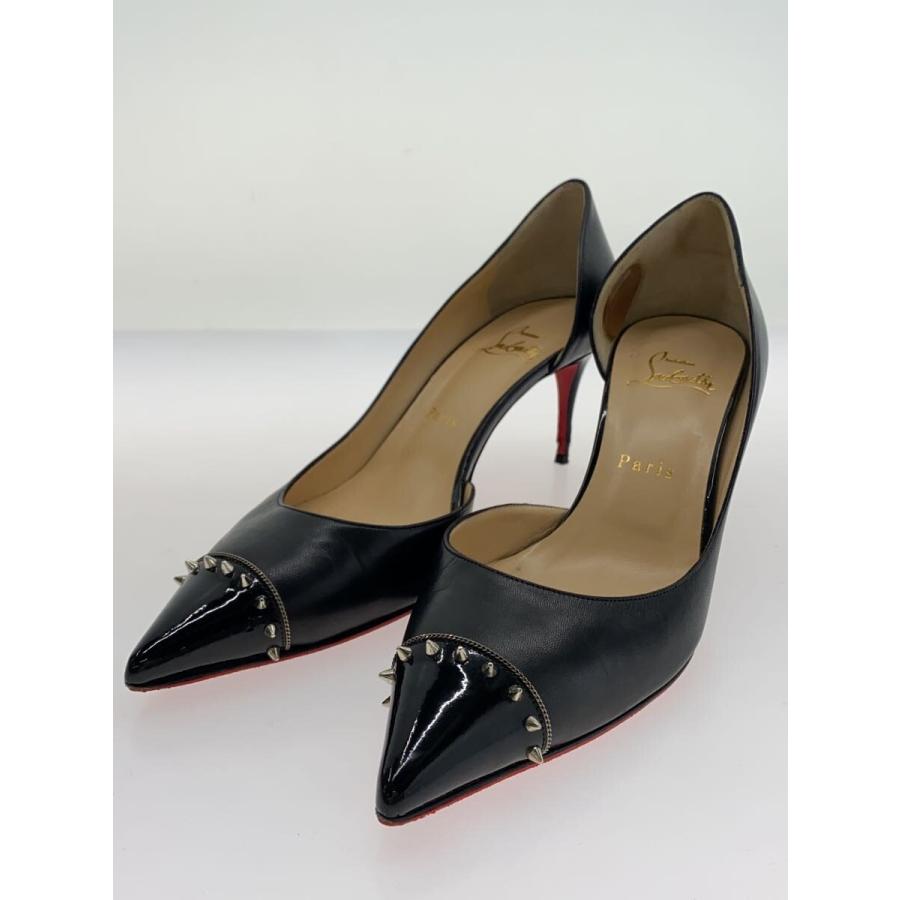 Christian Louboutin◇パンプス/38/BLK/レザー : セカンドストリート