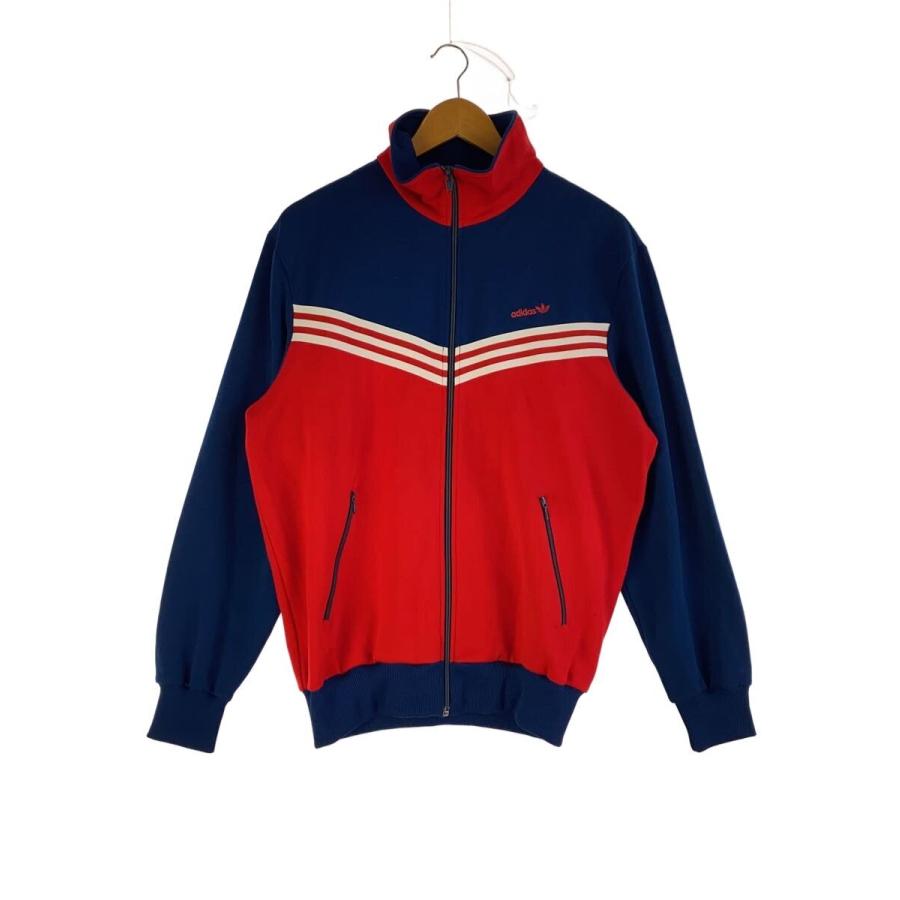 adidas◇80s/W.GERMANY/ジャージ/O/ポリエステル/RED/ATS-47