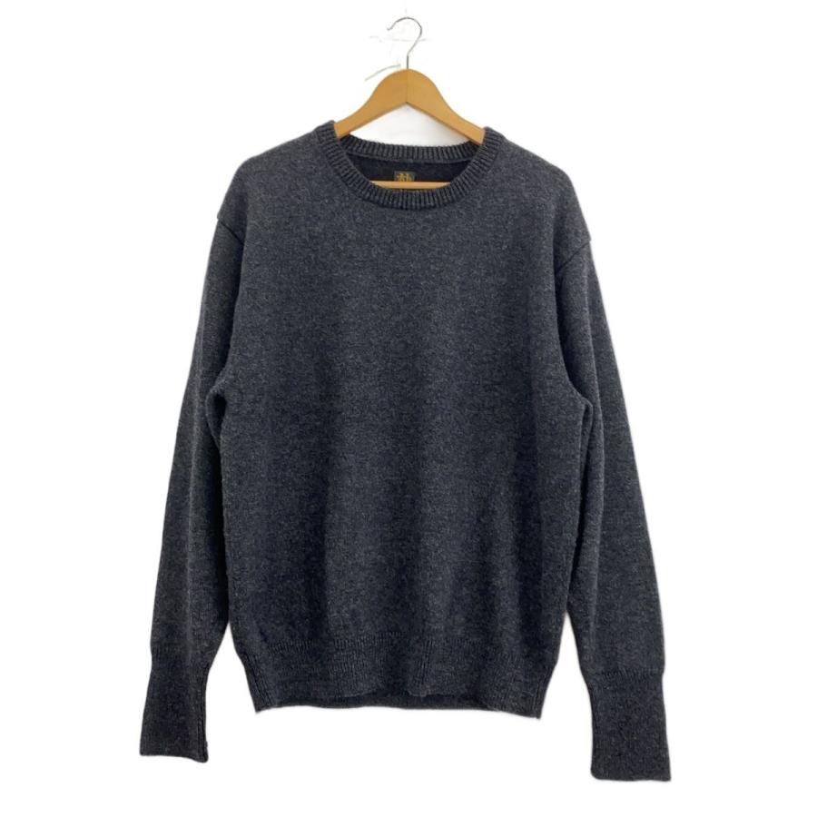 BATONER◇BABY ALPACA KURUMI TENJIKU CREW NECK/3/アルパカ/BN-25FM