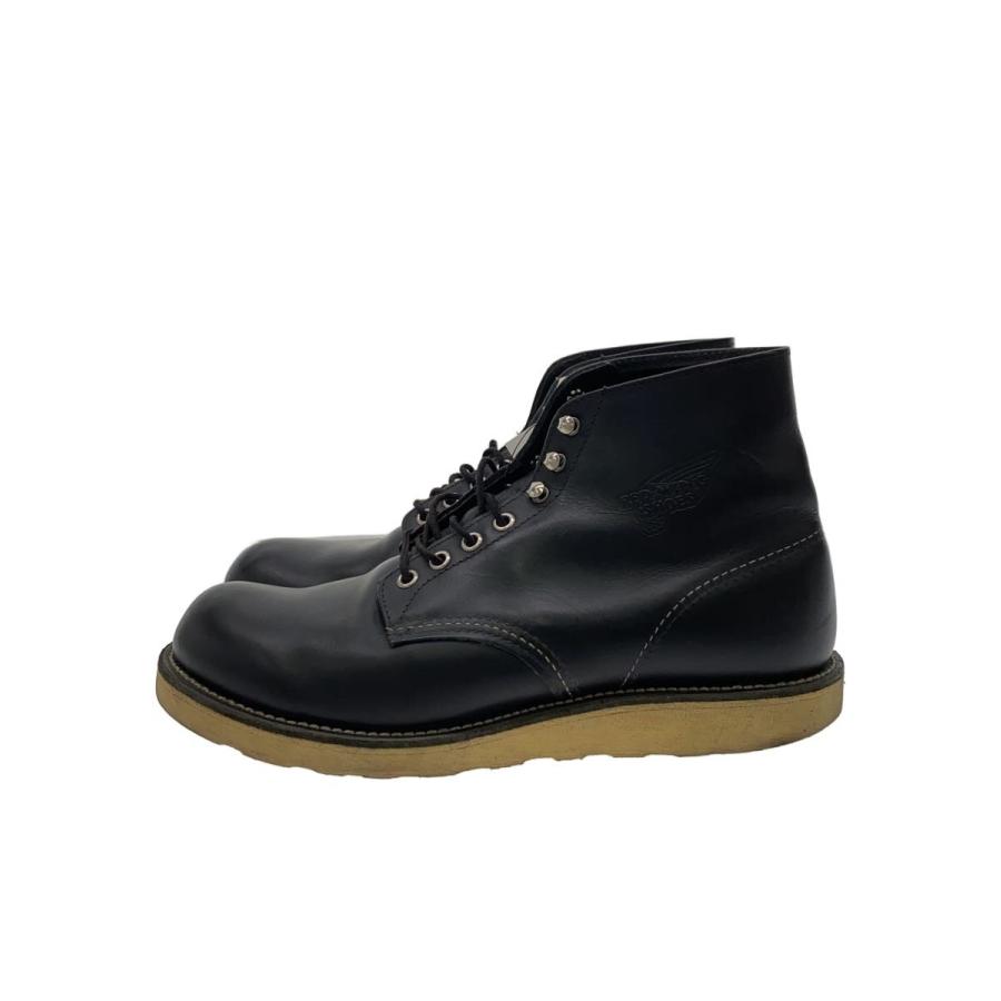 RED WING◇6inch Classic Round/US9.5/BLK/レザー/8165// : セカンド