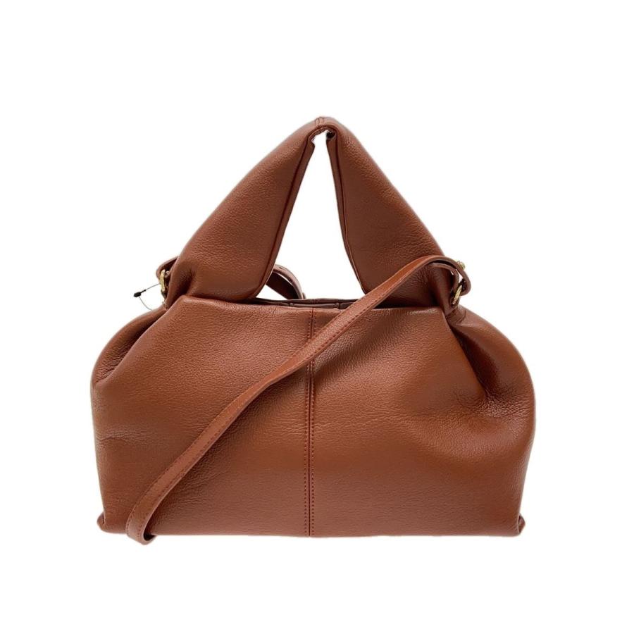 POLENE◇Numero Neuf 2WAY/ショルダーバッグ/レザー/BRW : セカンド