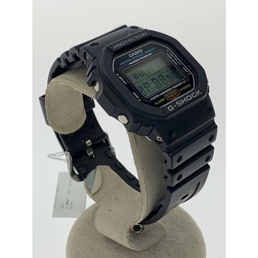 CASIO◇G-SHOCK/クォーツ腕時計/デジタル/ラバー/BLK/DW-5600E