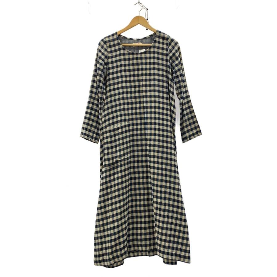 45rpm◇長袖ワンピース/2/コットン/チェック : セカンドストリート