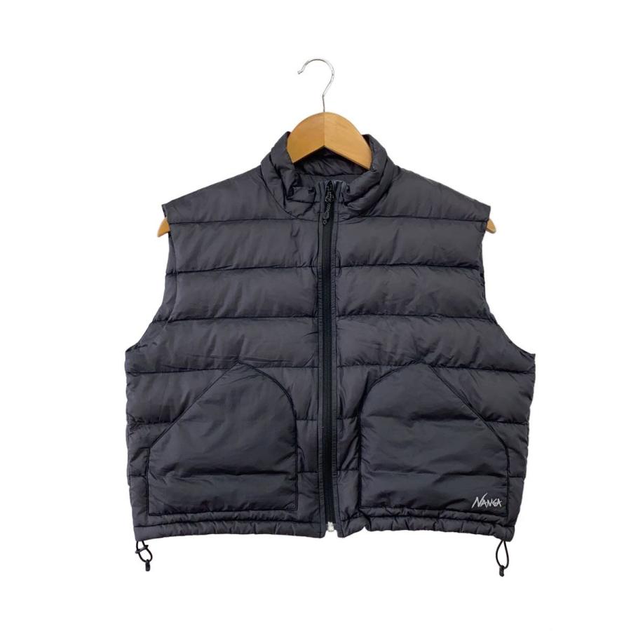 NANGA◇SHEER DOWN VEST/ダウンベスト/M/ナイロン/BLK/N2601-004B