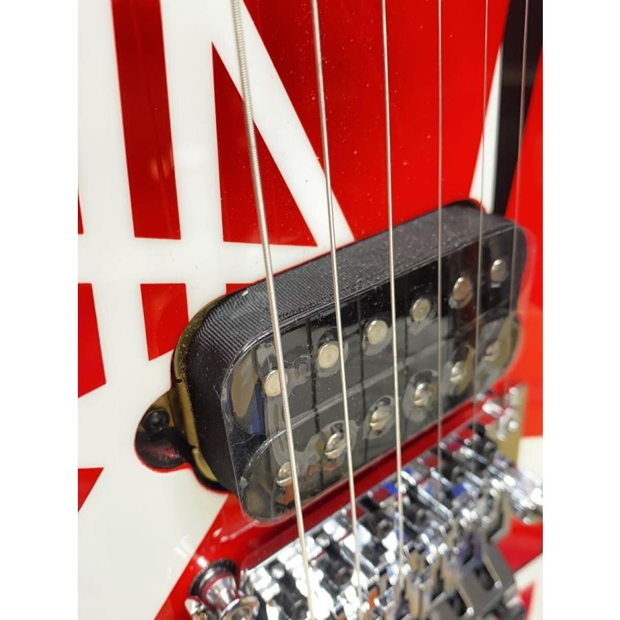 EVH◇エレキギター/ストラトタイプ/赤系/1H/Red with Black Stripes