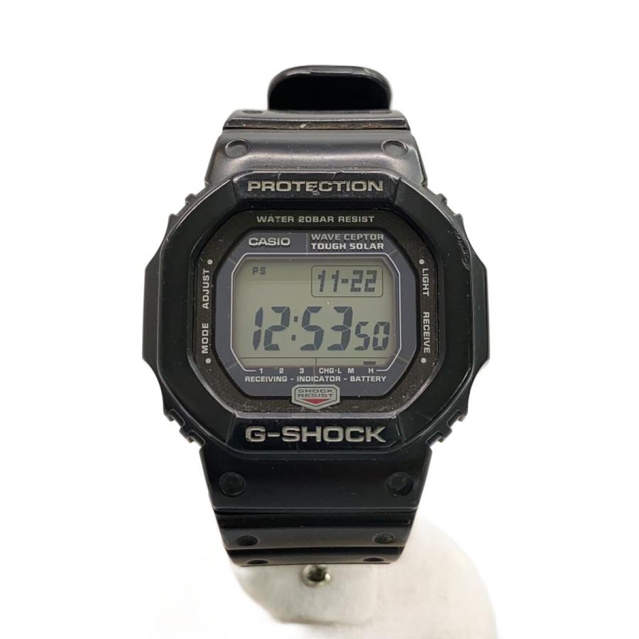 【新品・未使用】カシオ G-Shock 電波 ソーラー 腕時計 CASIO◇ソーラー腕時計・G-SHOCK/デジタル/BLK : セカンドストリート