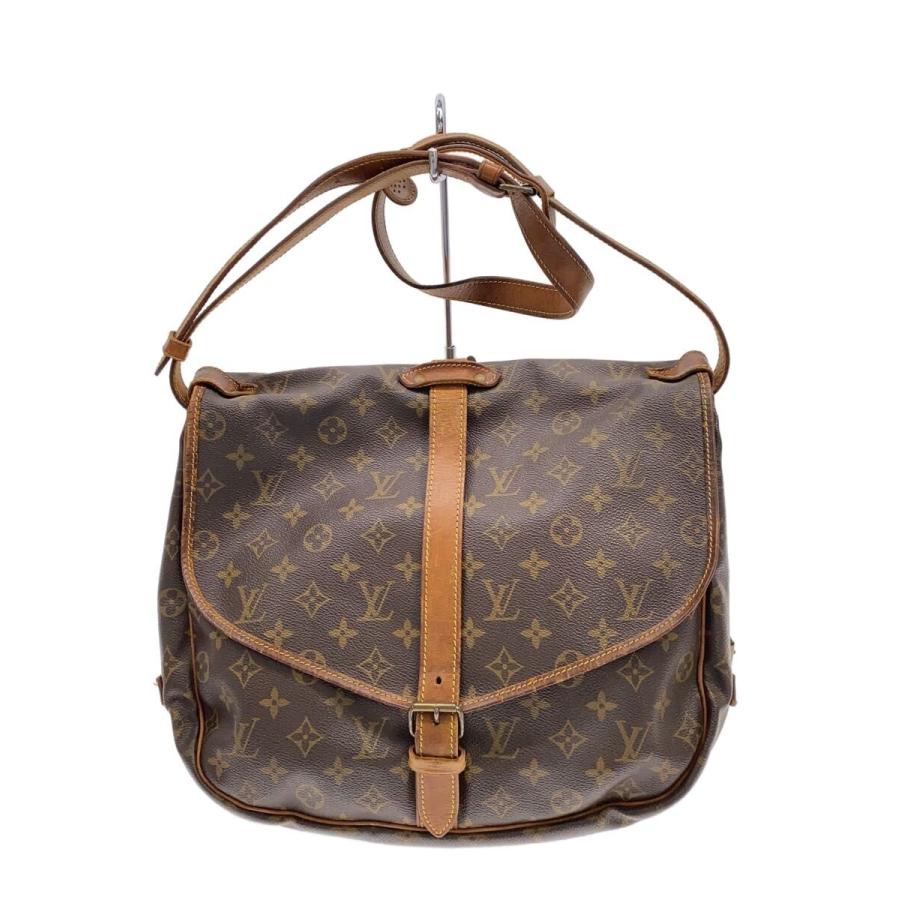 LOUIS VUITTON◇1)ソミュール35_モノグラム・キャンバス/--/BRW