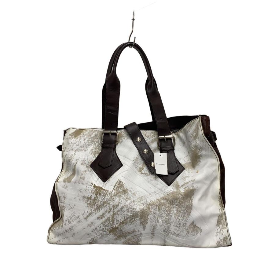 Vivienne Westwood◇トートバッグ/レザー/WHT// : セカンドストリート