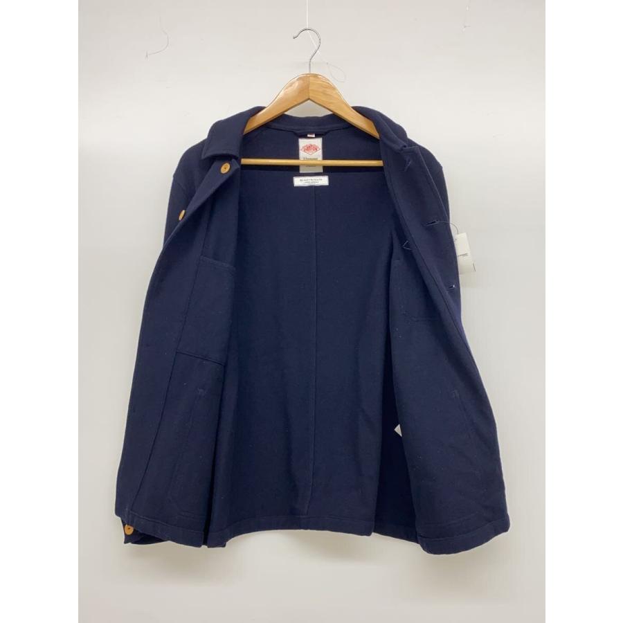 DANTON◇WOOL LIGHT PILE COVERALLS JACKET/38/ウール/NVY/無地/16A-SL