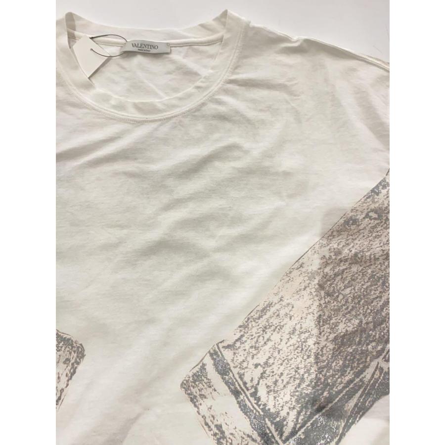 VALENTINO◆21SS/Tシャツ/XL/コットン/WHT/プリント/転写/VV3MG01F764｜ssol-shopping｜08