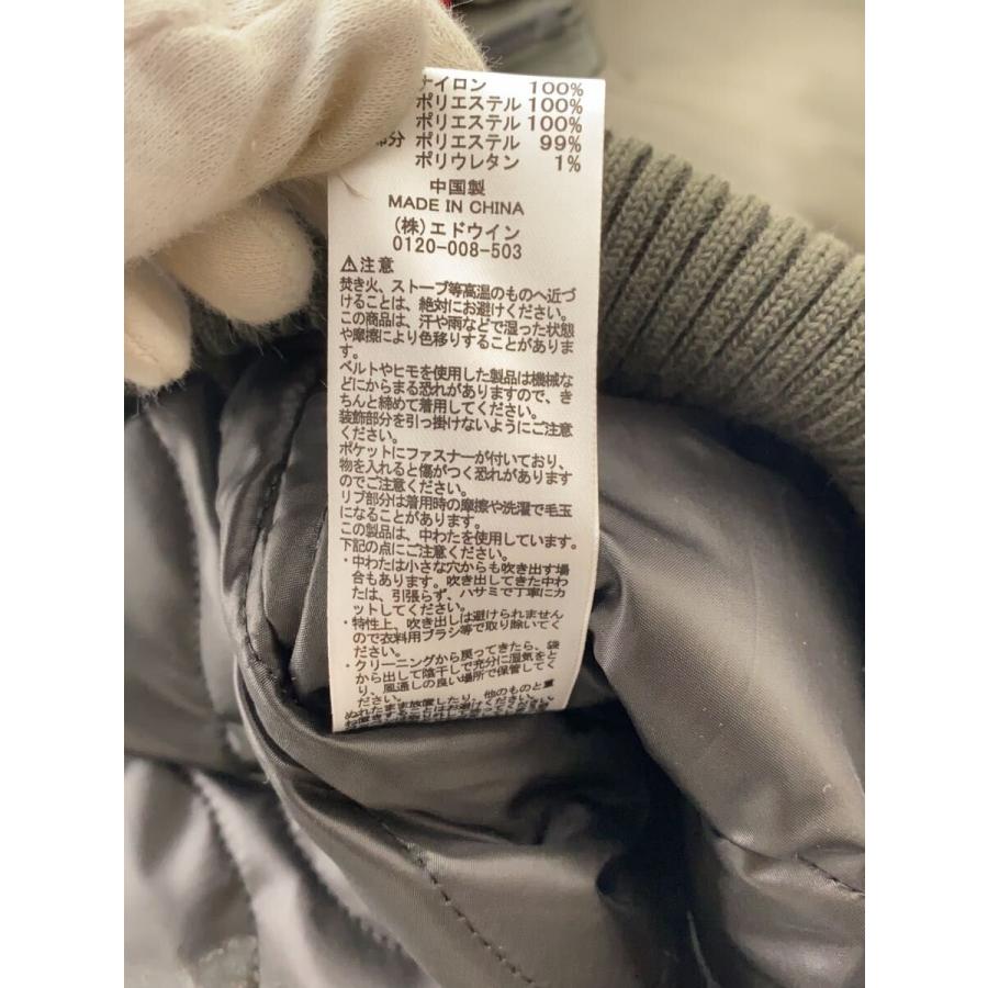 ALPHA INDUSTRIES◇フーデッドリブジャケット/M/ナイロン/KHK/TA1716