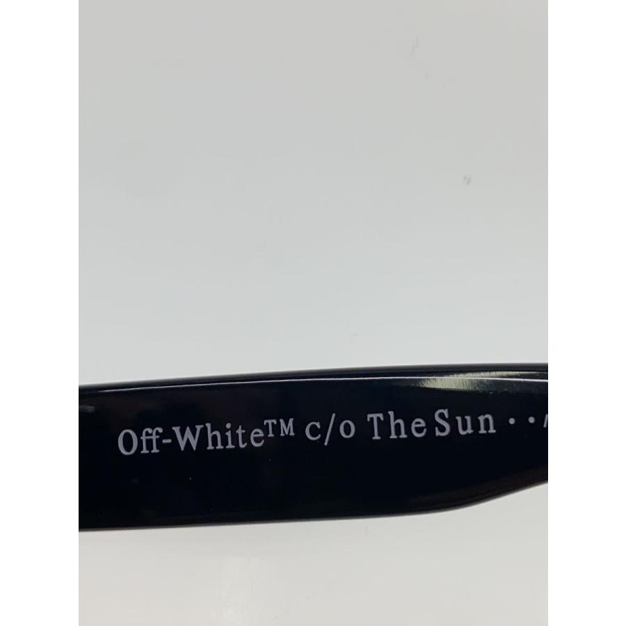 OFF-WHITE◇サングラス/プラスチック/ブラック/ブラック/メンズ