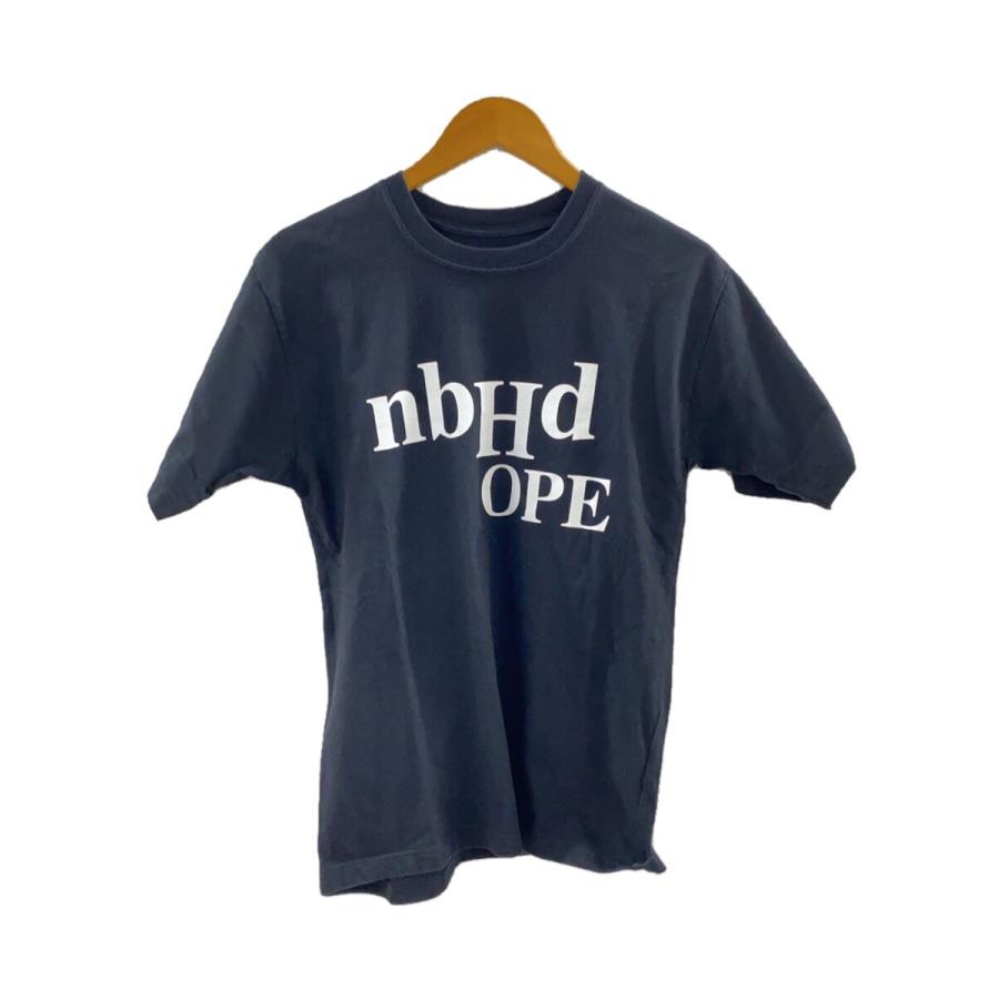 NEIGHBORHOOD◇Tシャツ/XS/コットン/ブラック/プリント : セカンド