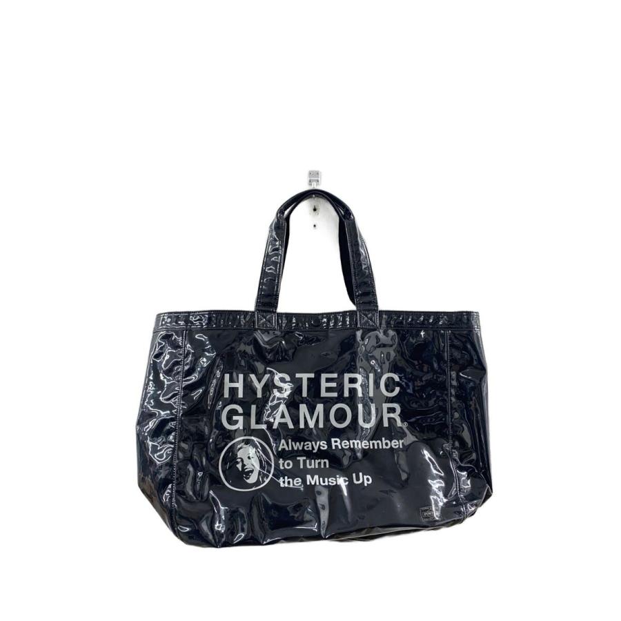 HYSTERIC GLAMOUR◇トートバッグ/PVC/BLK/無地 : セカンドストリート