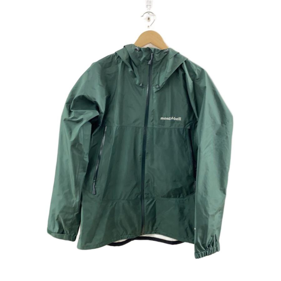 良品 モンベル レインダンサー ジャケット マウンテンパーカー L 9372 mont-bell◇レインダンサー ジャケット/L/ナイロン/GRN/無地