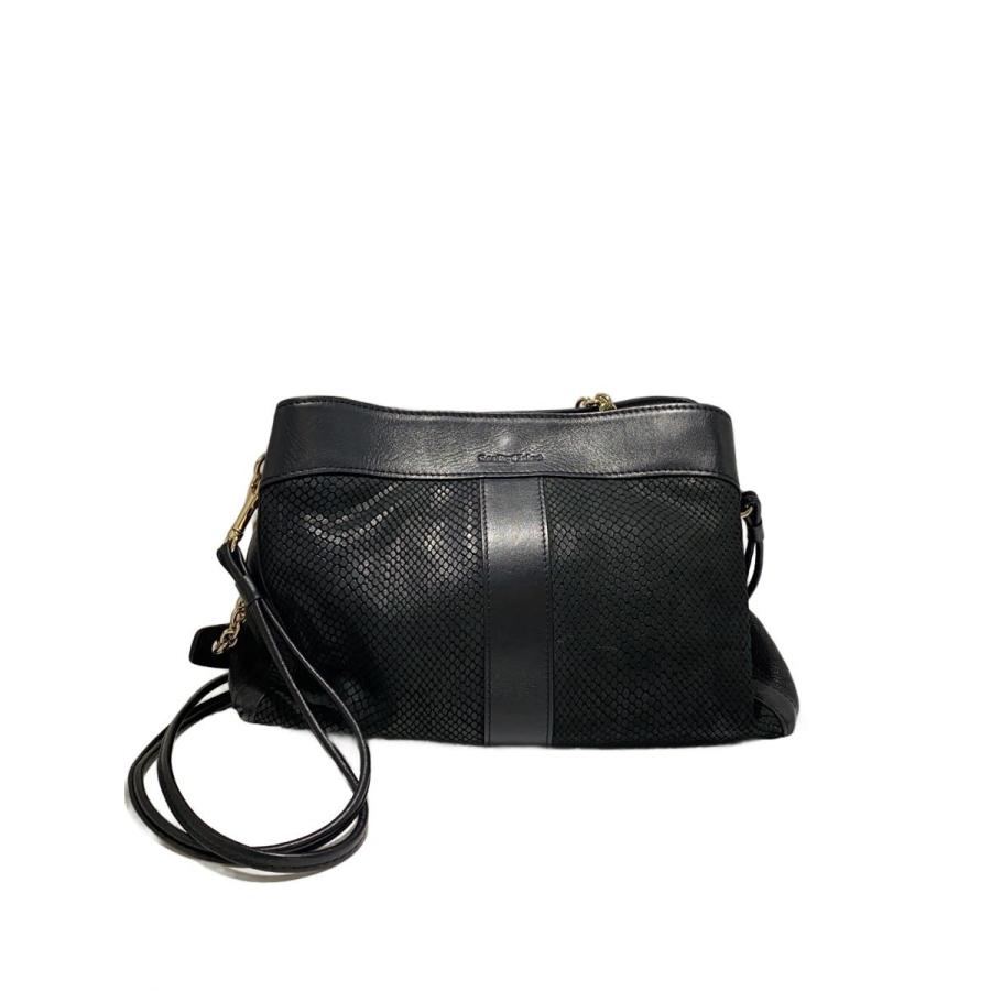 SEE BY CHLOE◇ショルダーバッグ/レザー/BLK/総柄// : セカンド 