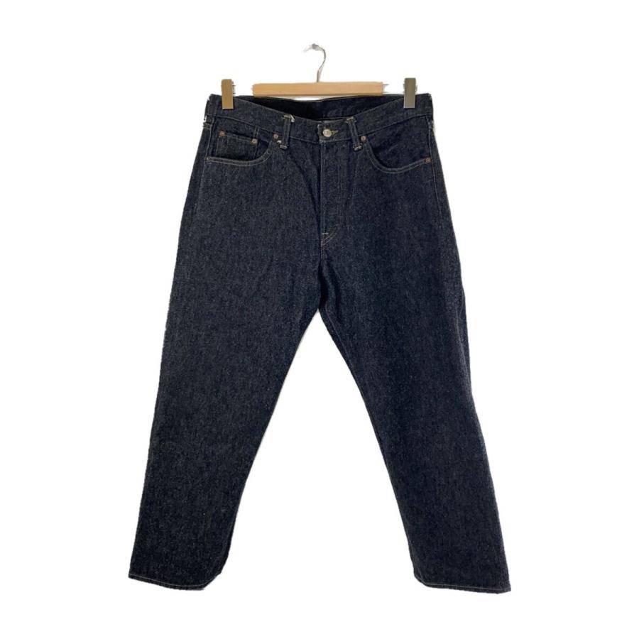 A.PRESSE◇23SS/washed denim pants/ストレートパンツ/34/デニム