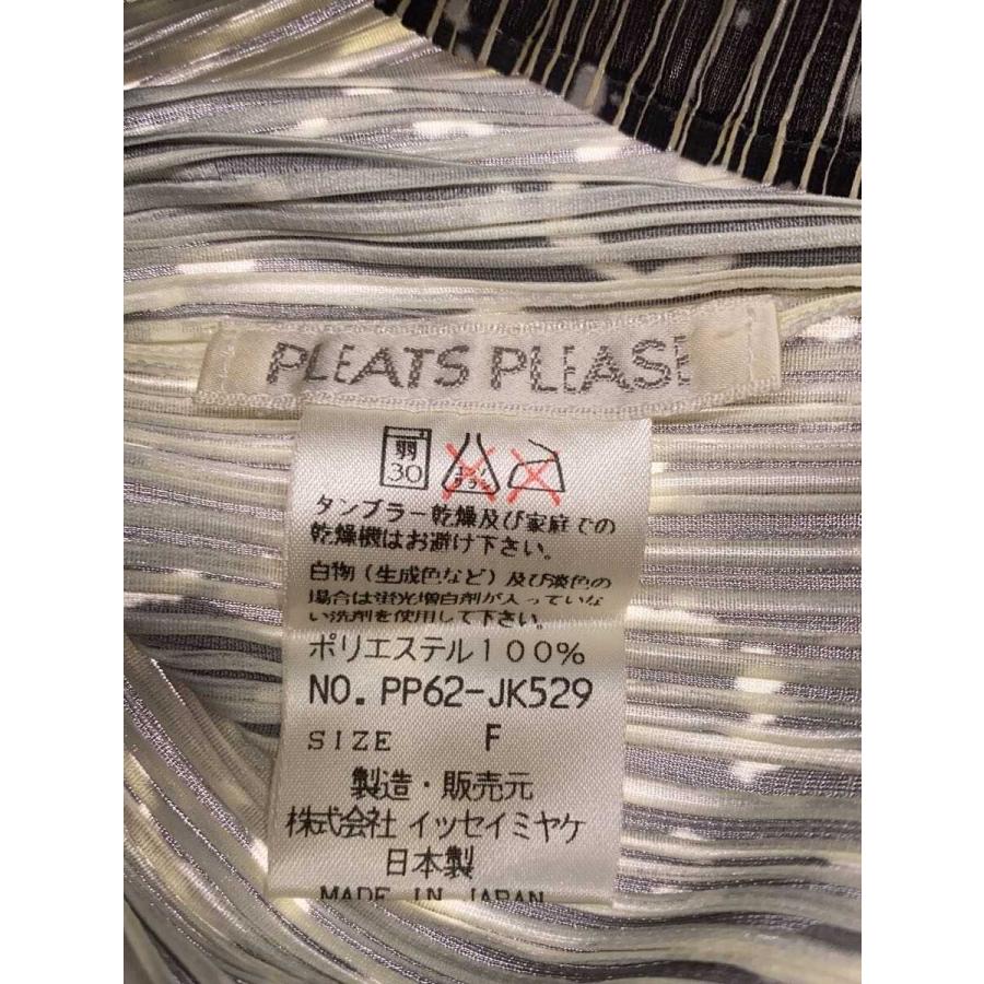 PLEATS PLEASE ISSEY MIYAKE◆長袖カットソー/FREE/ポリエステル/BLK/アニマル/PP62-JK529//_2