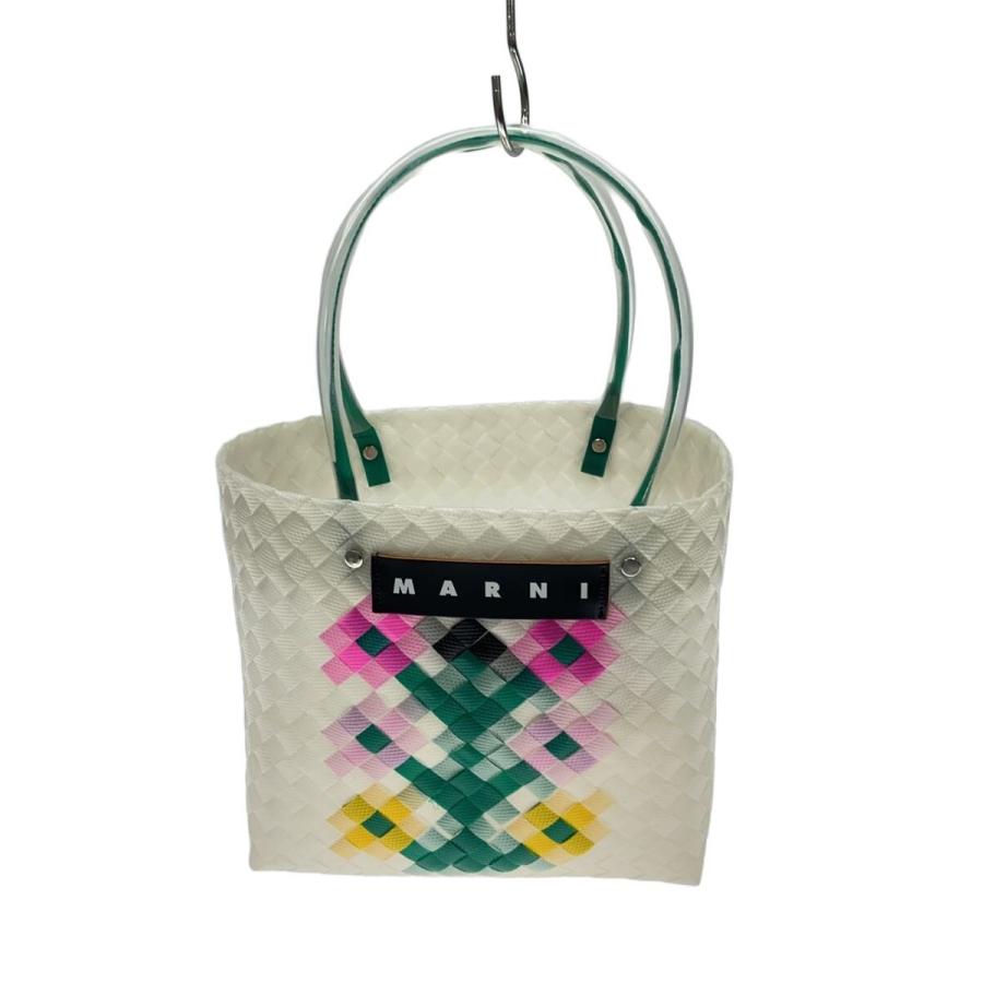 MARNI◇カゴバッグ/--/WHT/マルニマーケット/コード// : セカンド