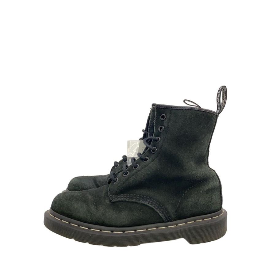 Dr.Martens◇8ホールレースアップブーツ/UK5/BLK/スウェード/13701