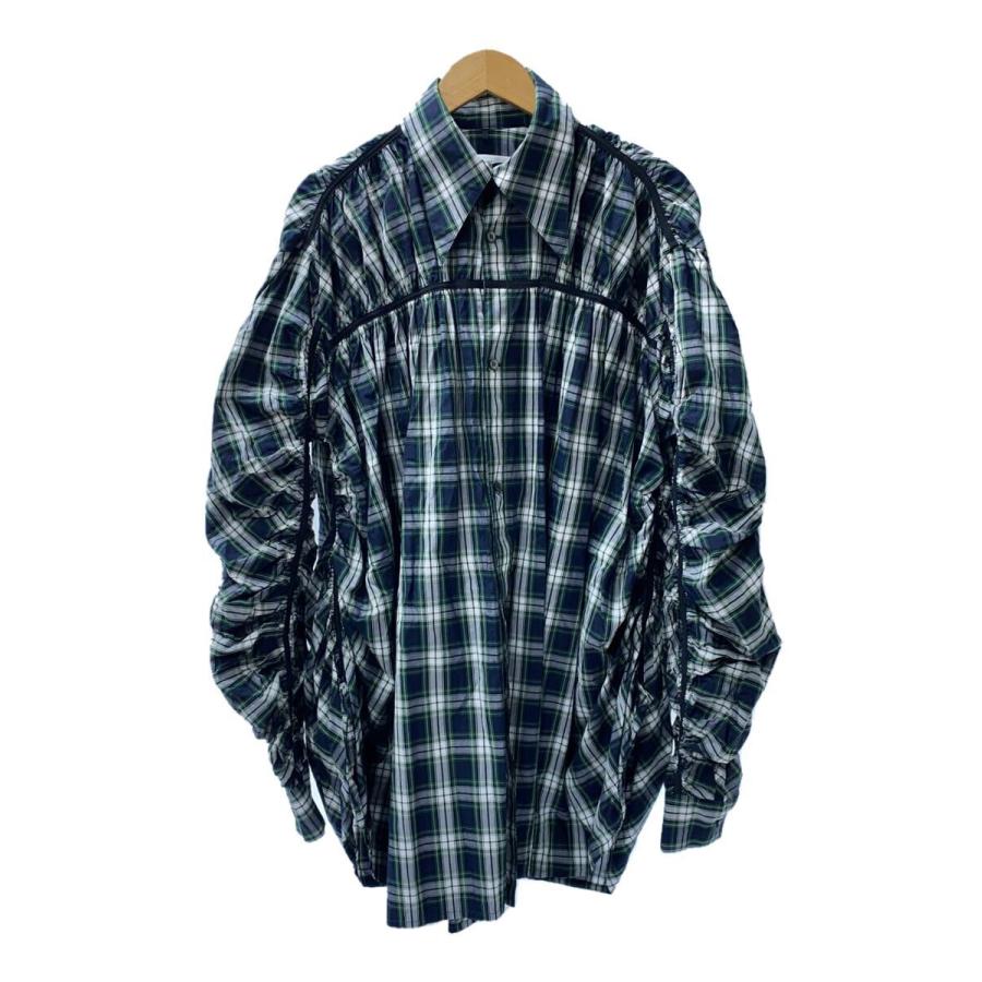 KIDILL◇シャツワンピース/44/コットン/GRN/チェック : セカンド 