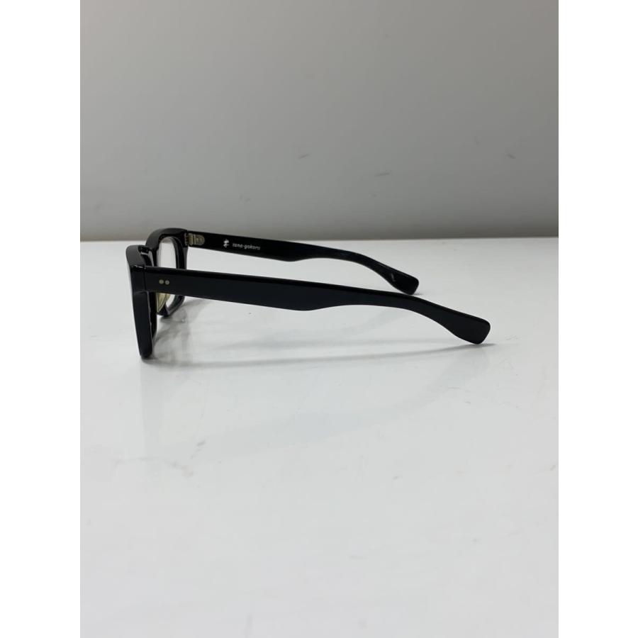 金子眼鏡◇メガネ/ウェリントン/プラスチック/BLK/メンズ/掌