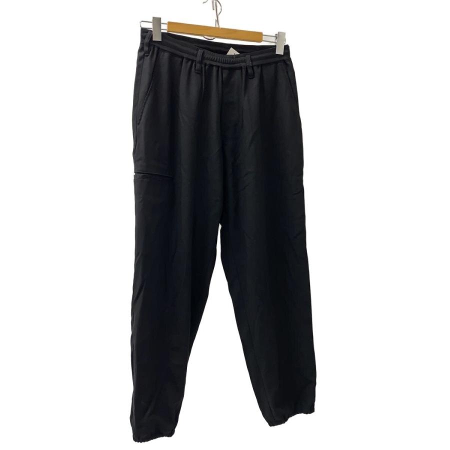YOHJI YAMAMOTO◇GABARDINE SLIM STRING PANTS/ボトム/1/ウール/BLK