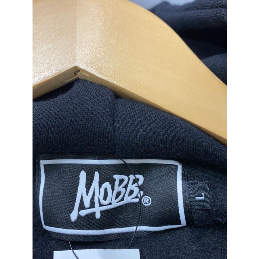 MOBB◇パーカー/L/コットン/ブラック/黒/無地/24MB-AW-46/ハート