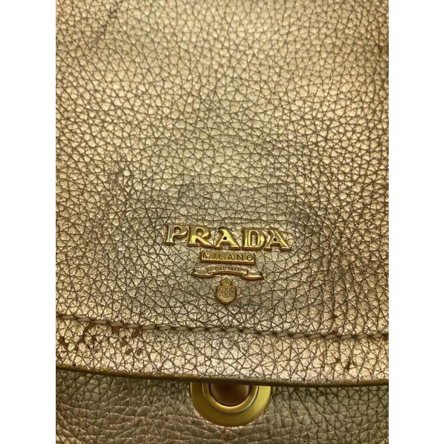 【本物新品保証】 PRADA◆ショルダーバッグ/--/GLD