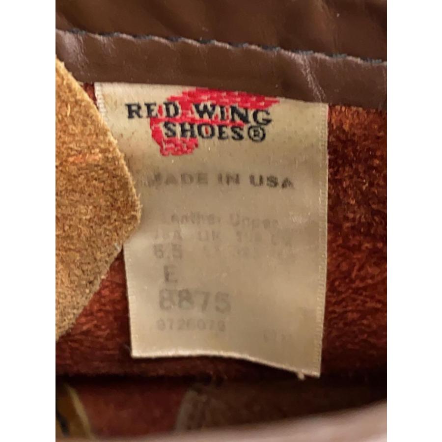 RED WING◆USA製/犬タグ /レースアップブーツ/US6.5/BRW/8875｜ssol-shopping｜05