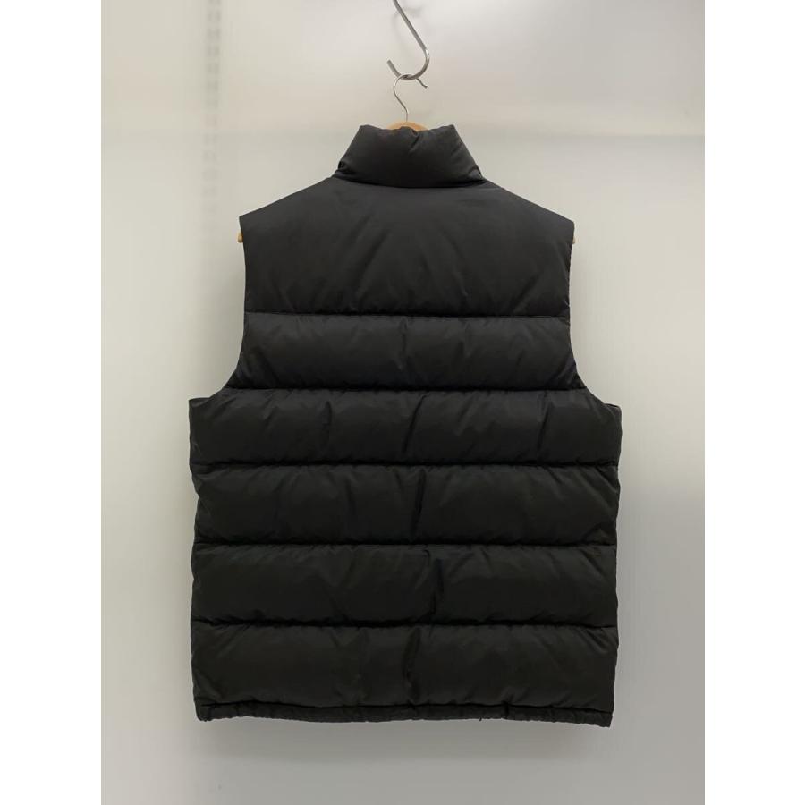 PRADA◇トライアングルロゴ/ダウンベスト/52/三角ロゴ/BLK/SGJ191 R132