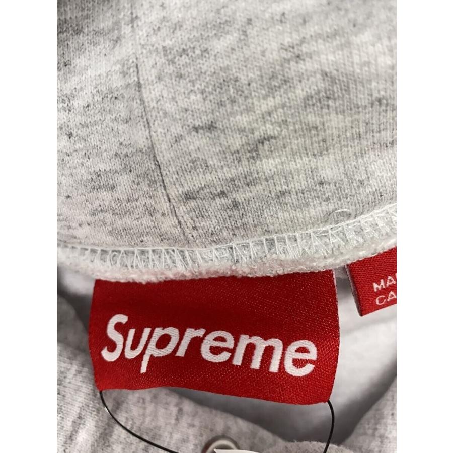 シュプリーム24AW Week13   マイクロロゴフーディ　ブラックMサイズ Supreme◇24AW/Week13/Micro Logo Hoode/M/コットン/GRY/無地