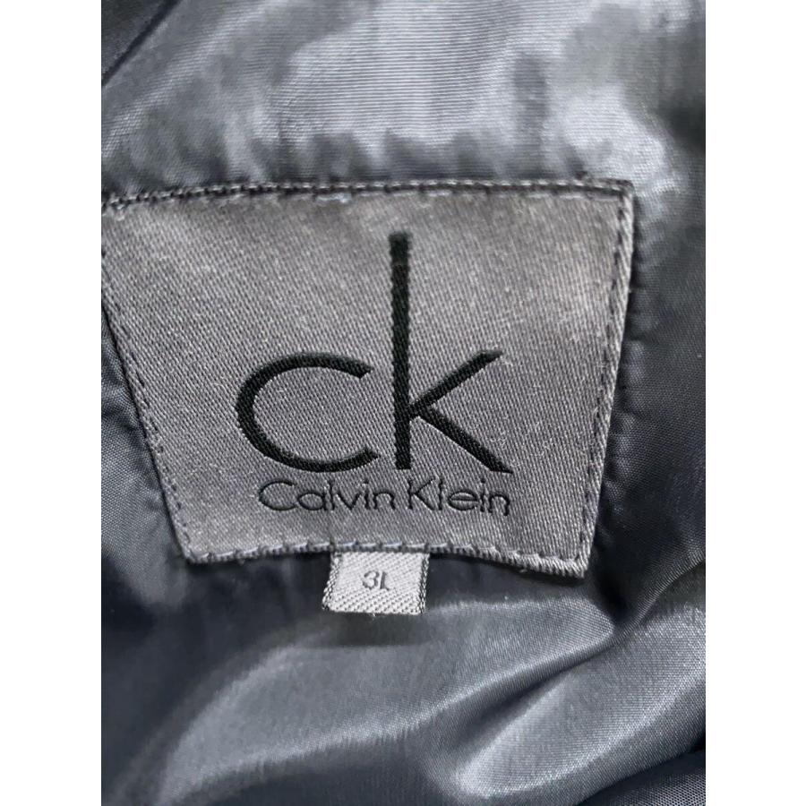Calvin Klein◇ダウンジャケット/3L/ポリエステル/KHK/無地 Calvin Klein◇ダウンジャケット/3L/ポリエステル/KHK/無地