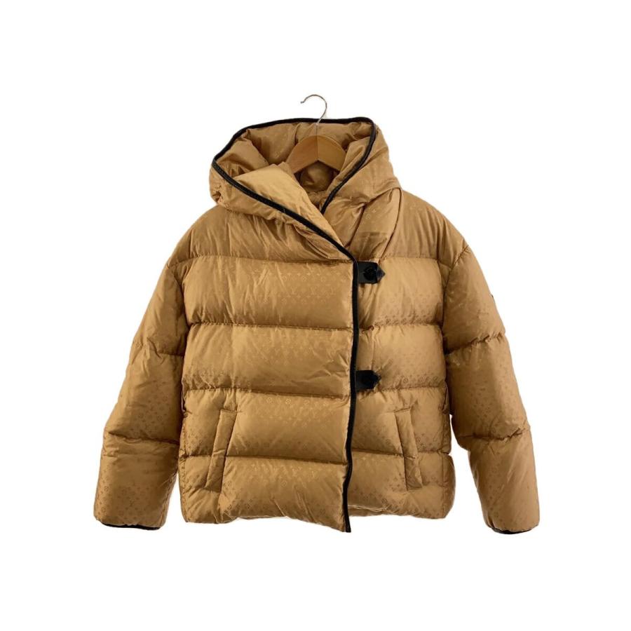 LOUIS VUITTON◇モノグラムアームパッチ/ダウンジャケット/38/ナイロン