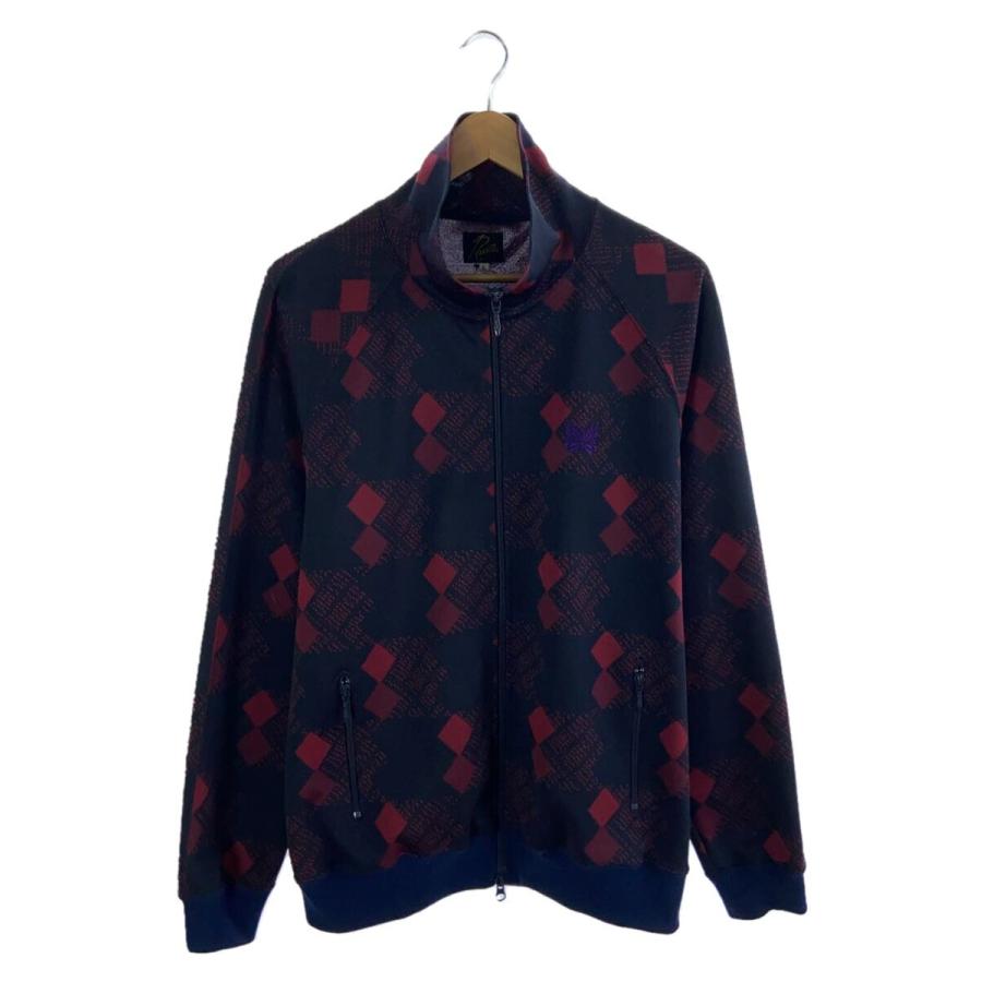 Needles◇ジャージ/L/ポリエステル/RED/総柄/LQ224/22AW/Track Needles◇ジャージ/L/ポリエステル/RED/総柄/LQ224/22AW/Track