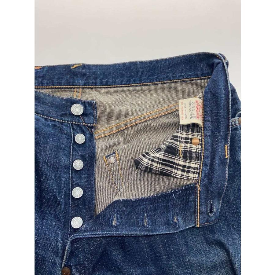 EVISU / 恵比寿神頭ストレートデニムパンツ/35/デニム/IDG/2007 EVISU◇恵比寿神頭ストレートデニムパンツ/35/デニム/IDG/2007