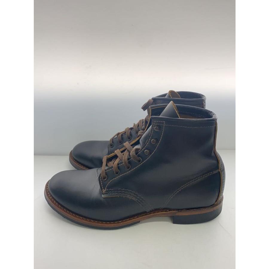 RED WING◇BECKMAN FLATBOX/ベックマン/レースアップブーツ/25cm/BLK
