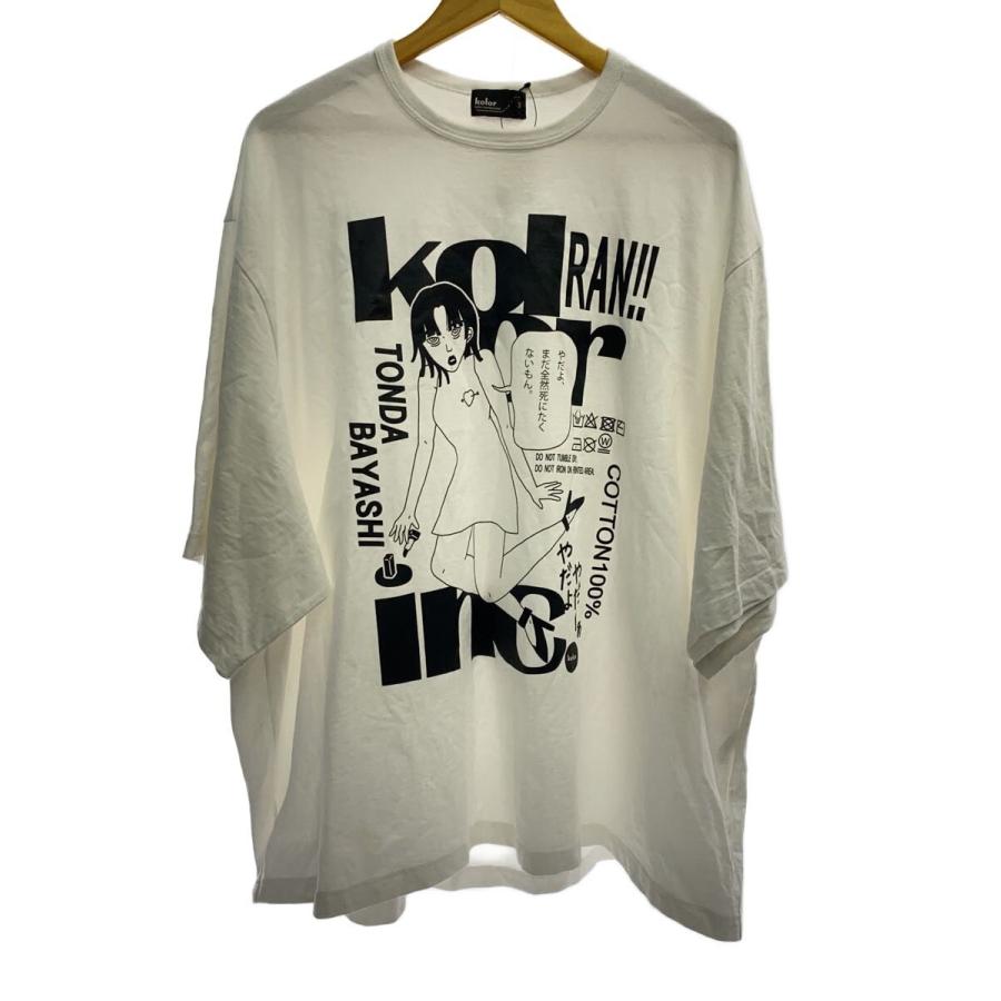 kolor◇Tシャツ/3/コットン/WHT/23SCM-T12207 : セカンドストリート