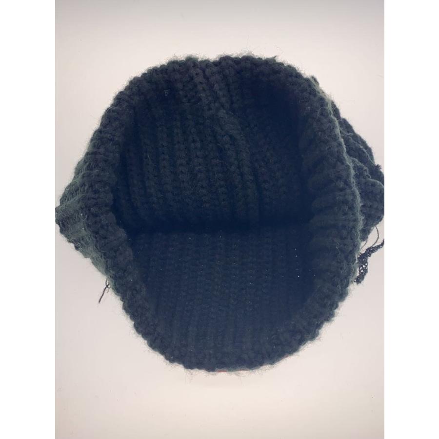 Charles Jeffrey Loverboy 猫耳ニット帽 ブラック CHARLES JEFFREY LOVERBOY◇猫耳ニット帽/ウール/BLK/メンズ
