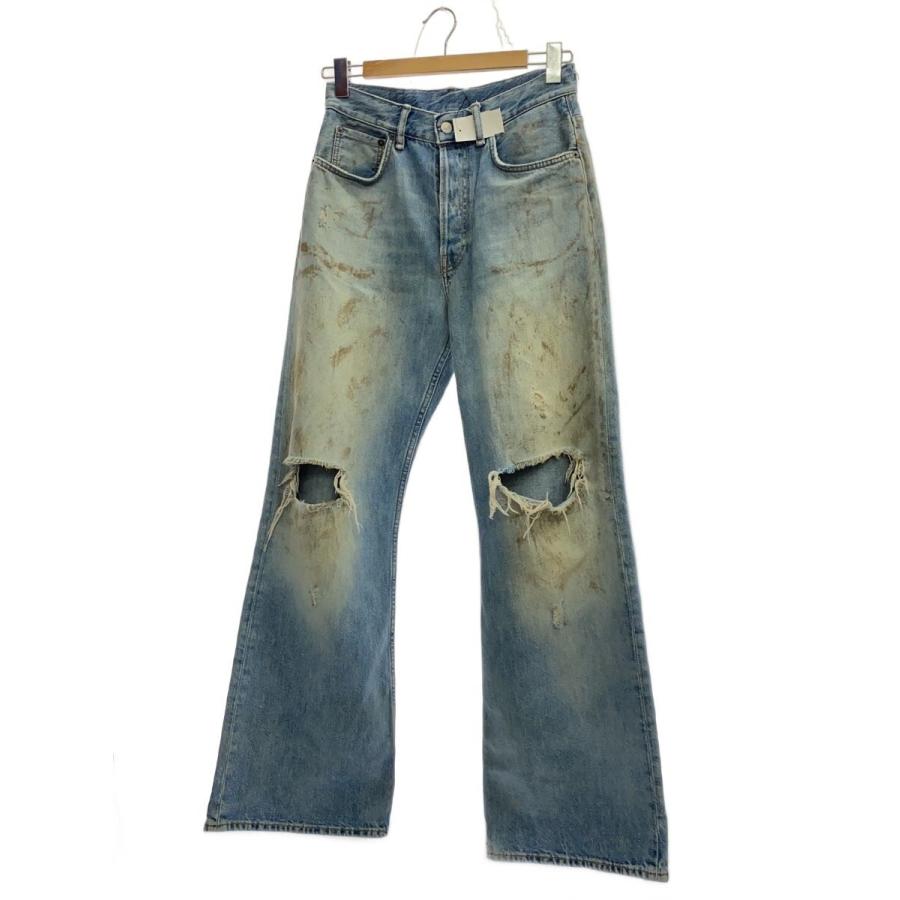 Acne Studios(Acne)◆ストレートパンツ/27/コットン/IDG/無地/A00402
