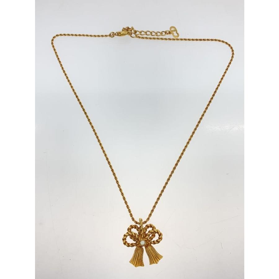 Christian Dior◇ネックレス/--/カラーストーン/GLD/トップ有 