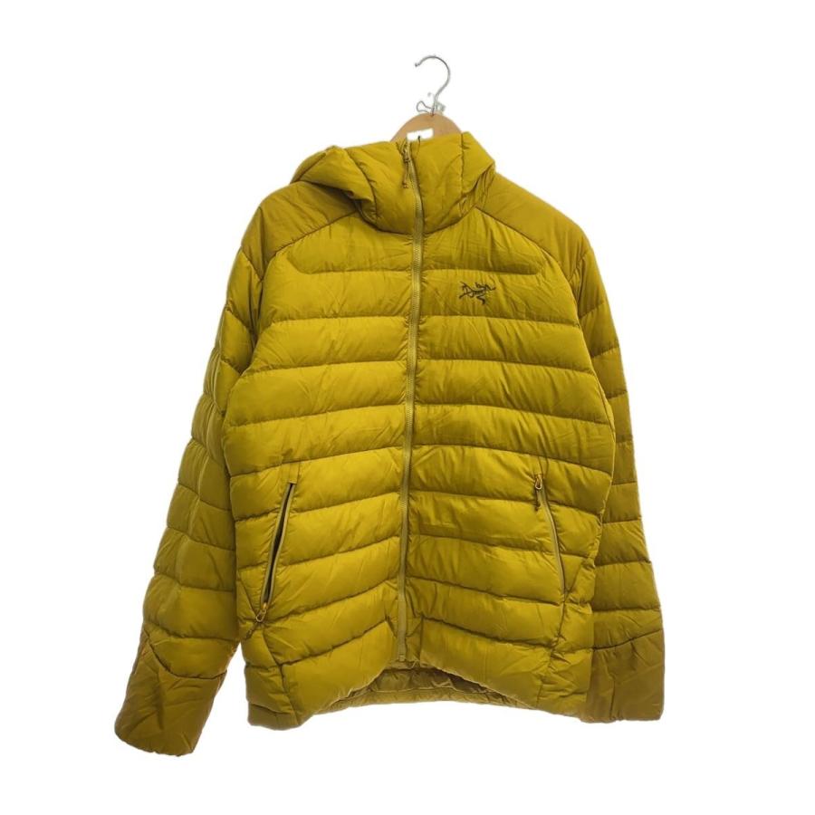 ARC'TERYX◇Thorium AR Hoody/ダウンジャケット/M/ナイロン/YLW/無地