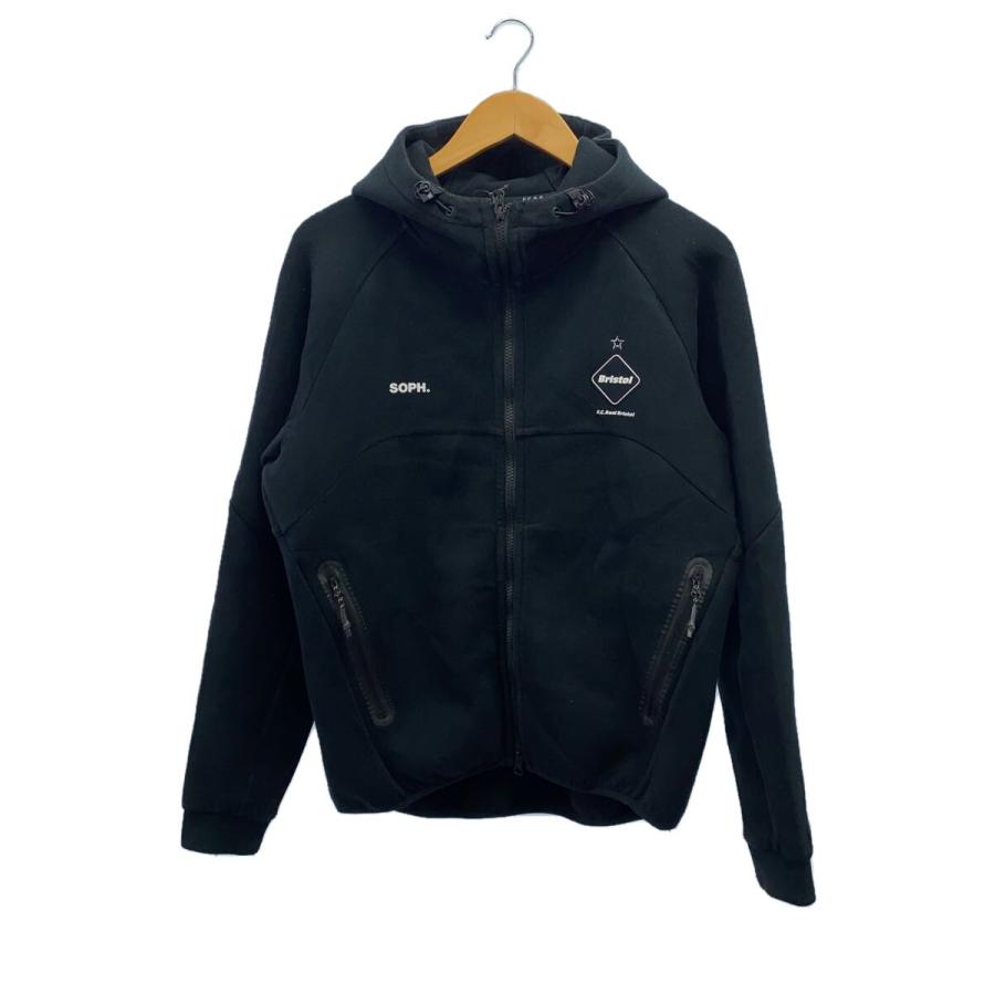 F.C.R.B.(F.C.Real Bristol)◇ジップパーカー/S/コットン/BLK/FCRB 
